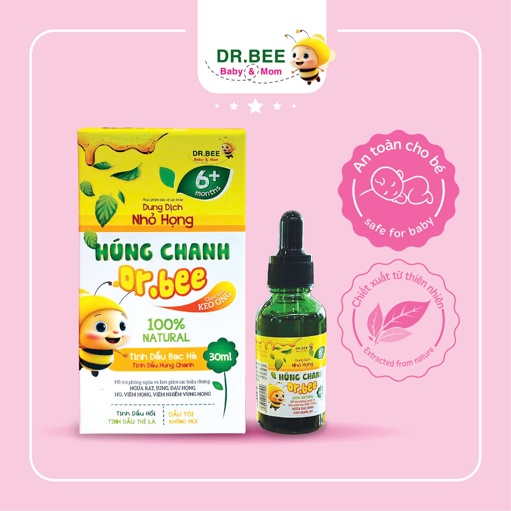 Tinh dầu húng chanh Dr.Bee