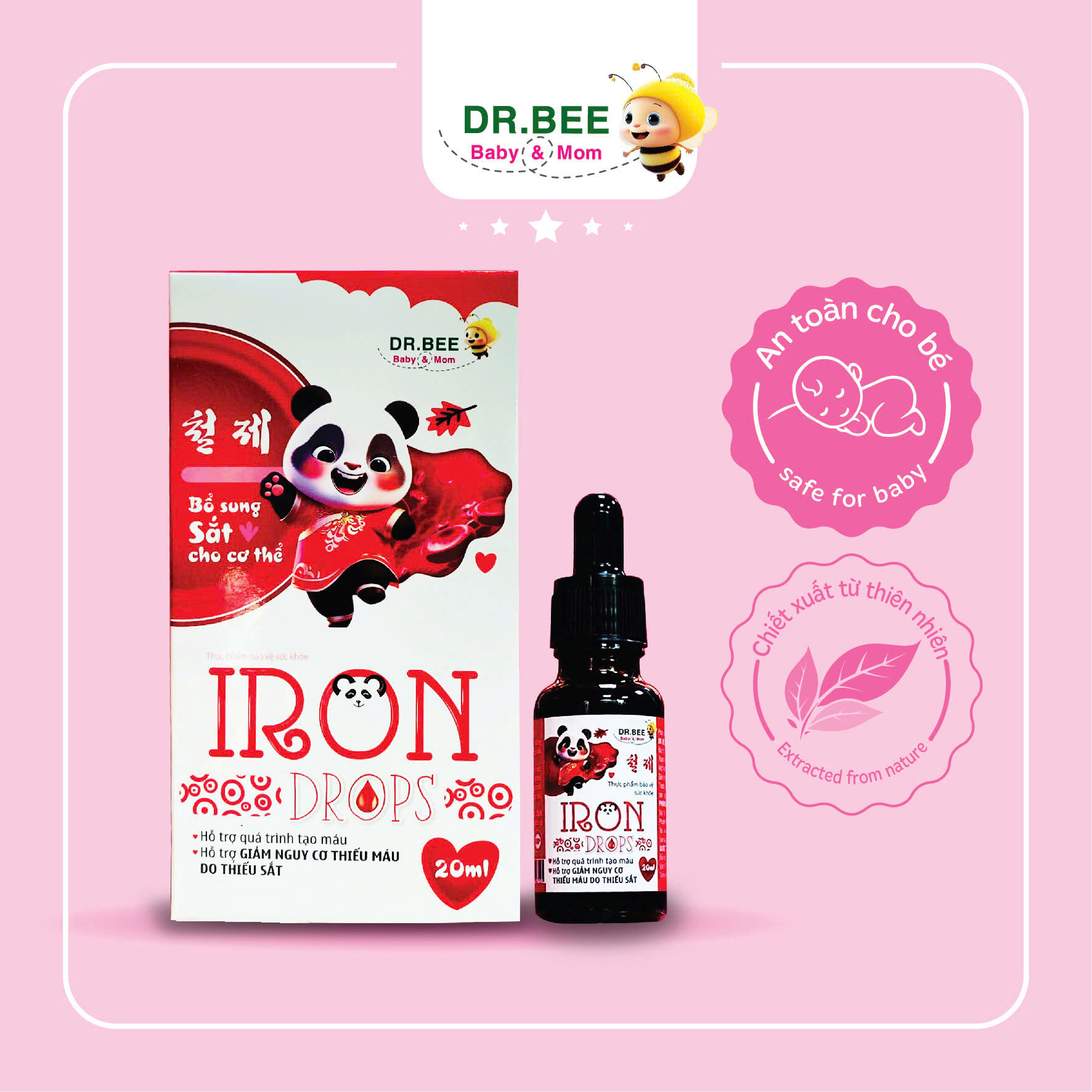 Sắt Iron Drops Dr.Bee