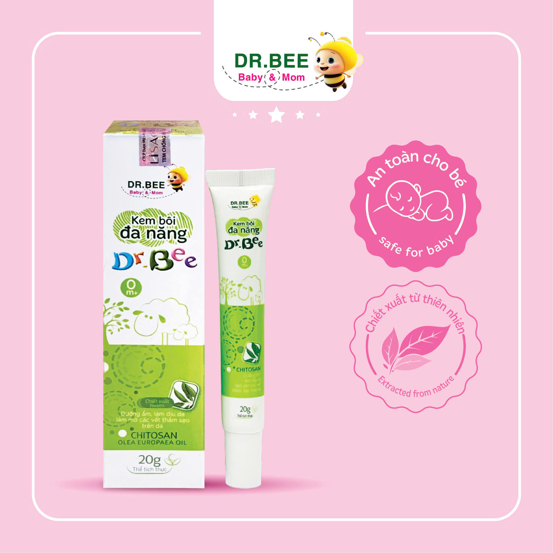 Kem bôi đa năng Dr.Bee