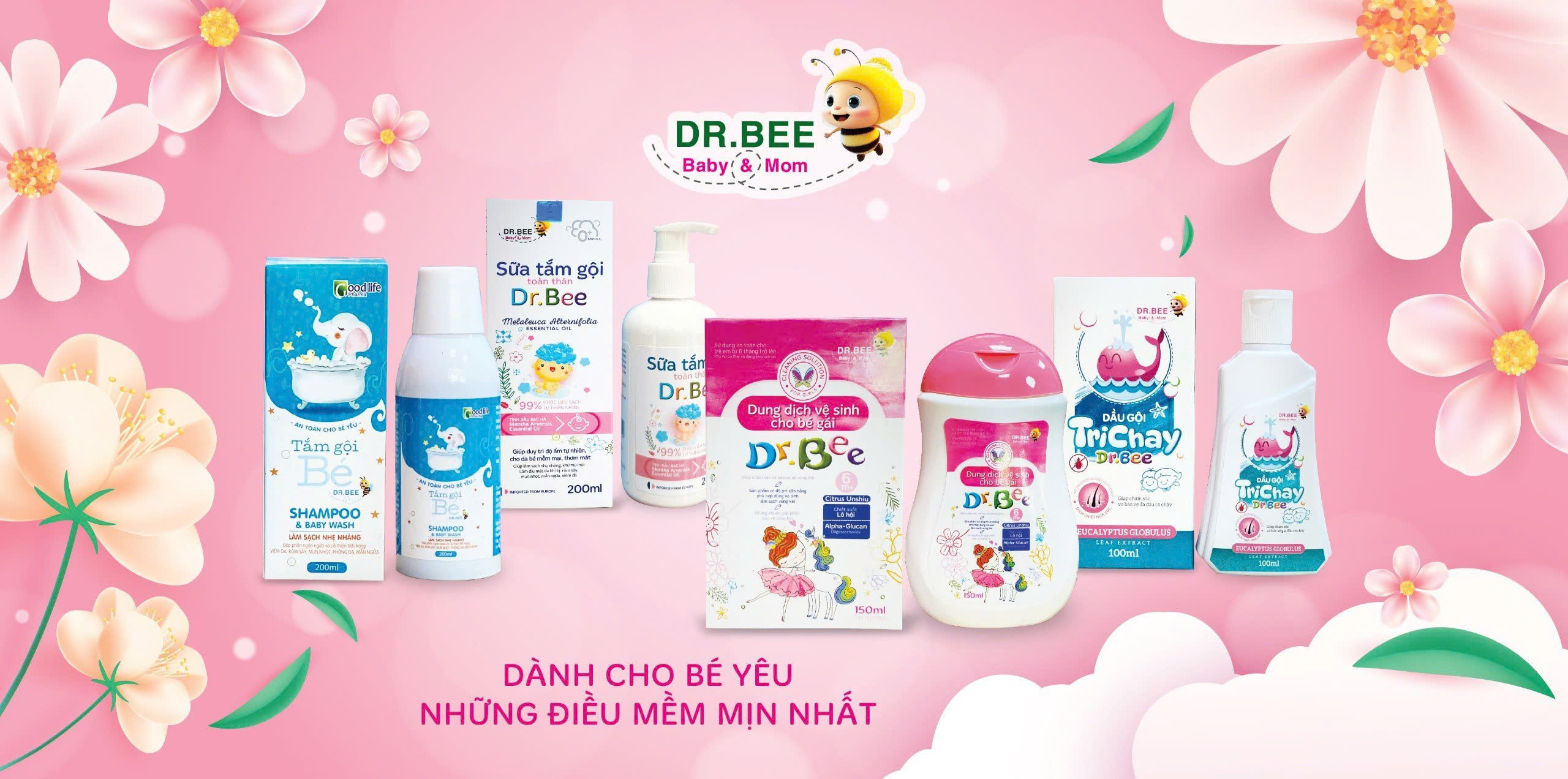 Tắm gội bé